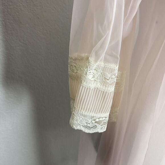 Miss Elaine‎ Vintage Peignoir Nightgown Robe Set Sz Small Union Label 1960s - Picture 12 of 12